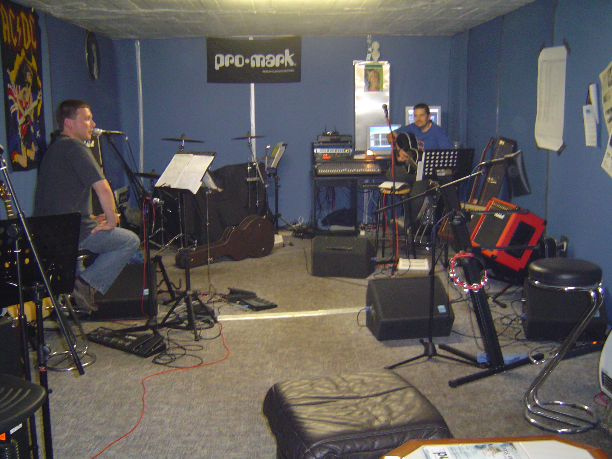 Bandprobe im Musik-Zentrum